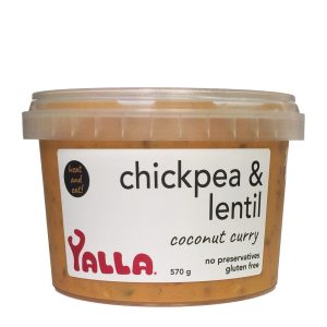 Yalla Chickpea & Lentil Coconut Curry 570g