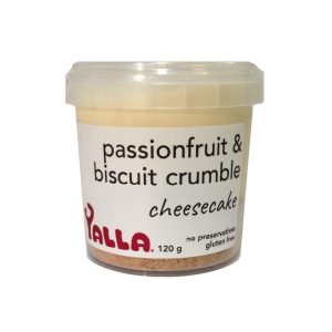 Yalla Cheesecake Passionfruit & Biscuit Crumble 120gm