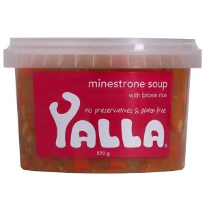 Yalla Soup Minestrone Brown Rice 570g