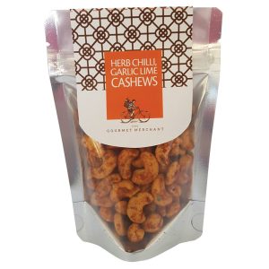 GM Snack Pack- Cashews herb/chilli/garlic & lime 90g 12/carton - sold carton