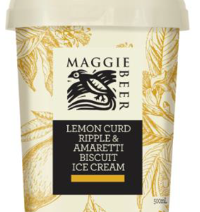 MB Lemon Curd & Amaretti Biscuit Icecream 500ml 6/ctn