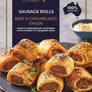 Liz & Betty Party Sausage Rolls - Beef & Onion 5/ctn