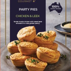 Liz & Betty Party Pie - Chicken & Leek 5/ctn