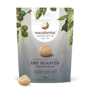 Macadamias Australia Dry Roasted 110g 8/ctn