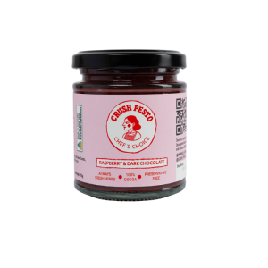 Crush Pesto - Raspberry & Dark Chocolate 170g  6/ctn