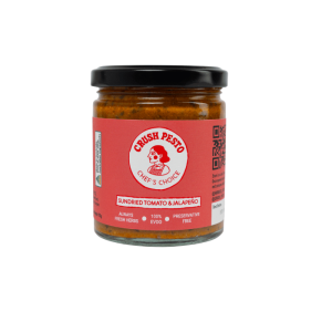 Crush Pesto - Sun-Dried Tomato & Jalapeno 170g   6/ctn
