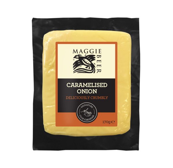 MB Caramelised Onion Club Cheddar Cheese 170g 6/box