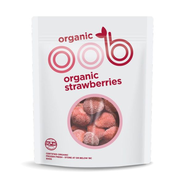 Oob Organic Strawberries Berries 6x500G
