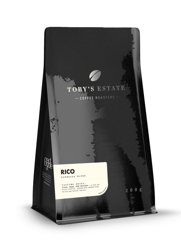 Toby's Espresso Rico Blend Pre-Ground 6x200g