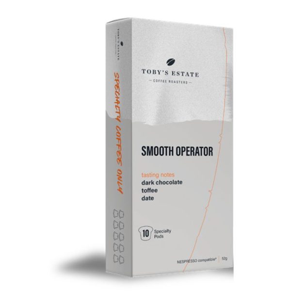 Toby's Coffee Pods Smooth Operator 10pk/6 ctn