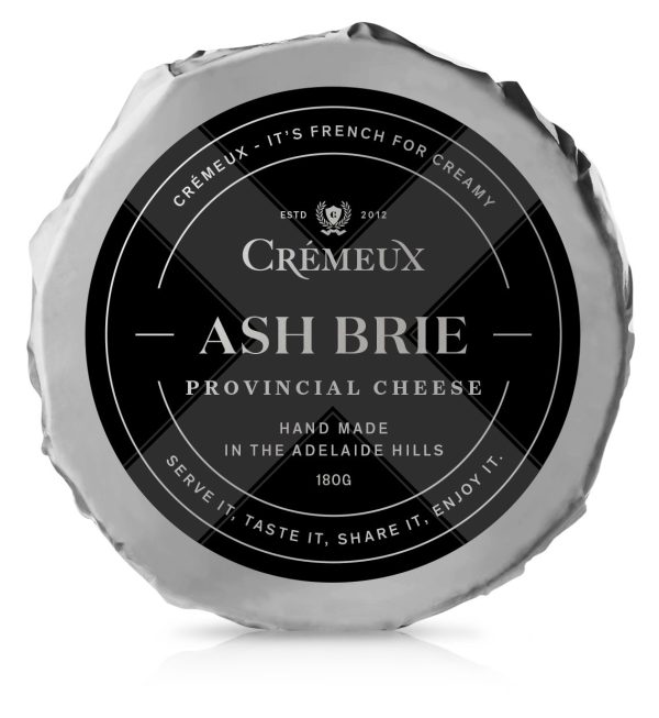 Cremeux Ash Brie 180g 6/box