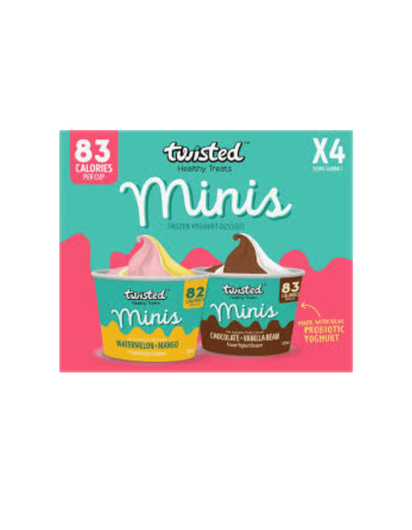 Tw Frz Yog Multipack Wtmln/Mango & Choc/Van (4x120ml) x 6/ctn