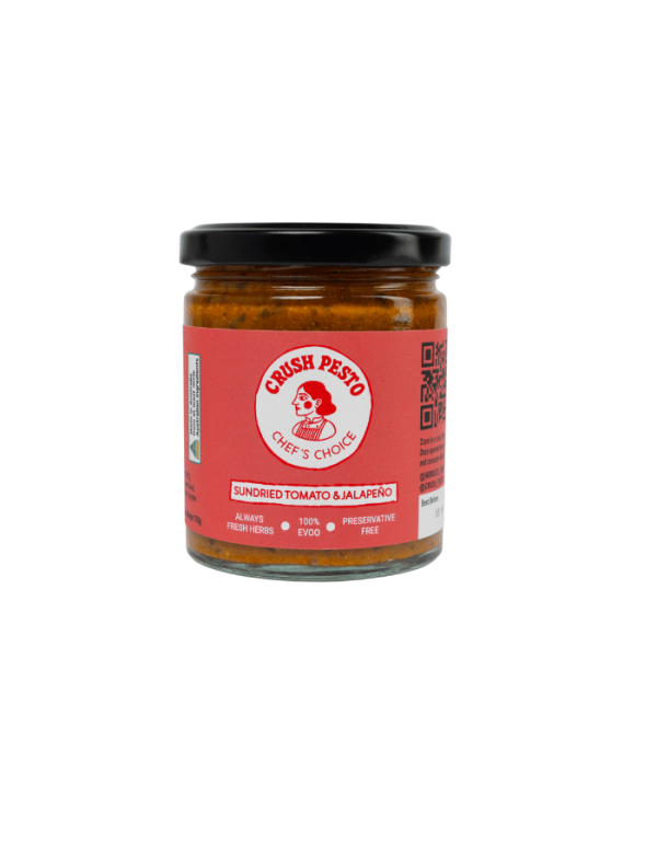 Crush Pesto - Sun-Dried Tomato & Jalapeno 170g   6/ctn