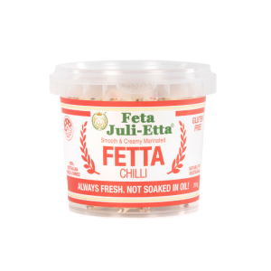 Feta Julietta Chilli  Marinated Fetta 200g 6/ctn *SOLD BY CARTON
