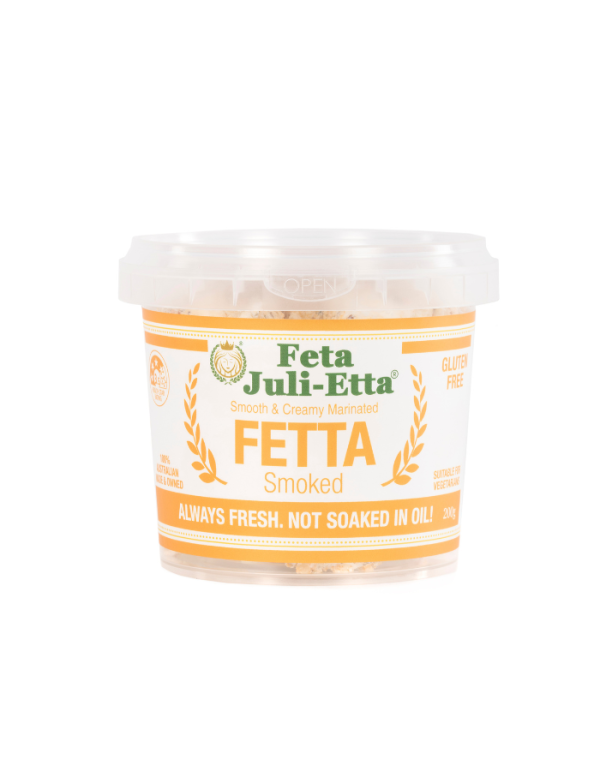 Feta Julietta Smoked Marinated Fetta 200g 6/ctn *SOLD BY CARTON