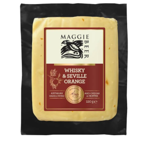 MB Cheese Whisky & Seville Orange Cheddar 120g  6/box