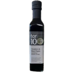 Tar 10 Caramelised Balsamic Vinegar w/Straw & Pepper 250ml *NEW