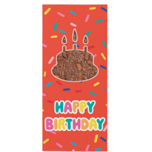Yummy Cards - Hpy Bday Cake 80g ** sold each ** 8/ctn