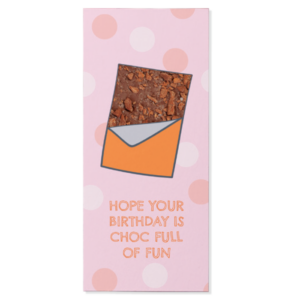 Yummy Cards - Hpy Bday Choc Full Fun 80g ** sold each ** 8/ctn
