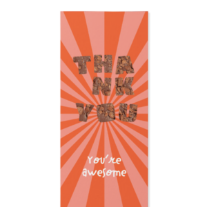Yummy Cards - Thank You Awesome 80g ** sold each ** 8/ctn