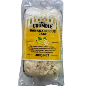 Mr Crumble - Bananalicious Cake 480G x 6/ctn (sold by unit)