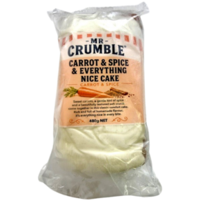 Mr Crumble - Carrot & Spice Cake 480G x 6/ctn (sold by unit)