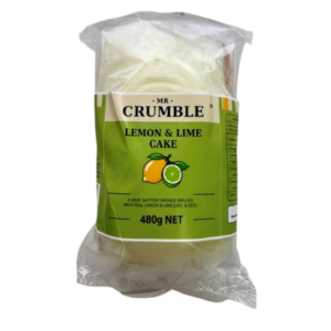 Mr Crumble - Lemon & Lime Cake 480G x 6/ctn (sold by unit)