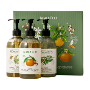 KE Gift Pack Trio - Clean & Safe (Lemongr Hand Wash, Sanitiser, F/V Wash) - sold each  30GIFT3