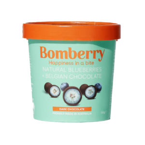 Bomberry - Blueberry Dark Choc 150g x 12/ctn
