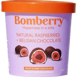Bomberry - Raspberry White & Dark Choc 150g x 12/ctn (Copy)