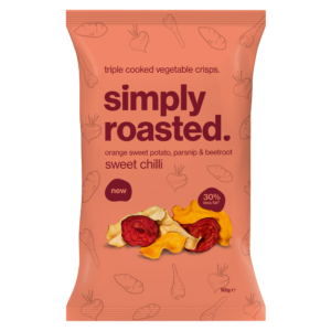 Simply Roasted Vege Chips - Sweet Chilli  93g x 12/ctn *NEW